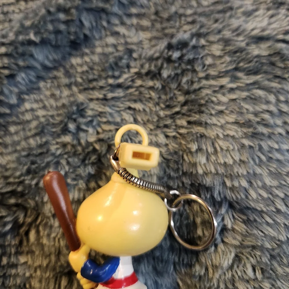 vintage 1983 Snorks Allstar baseball keychain Whistle